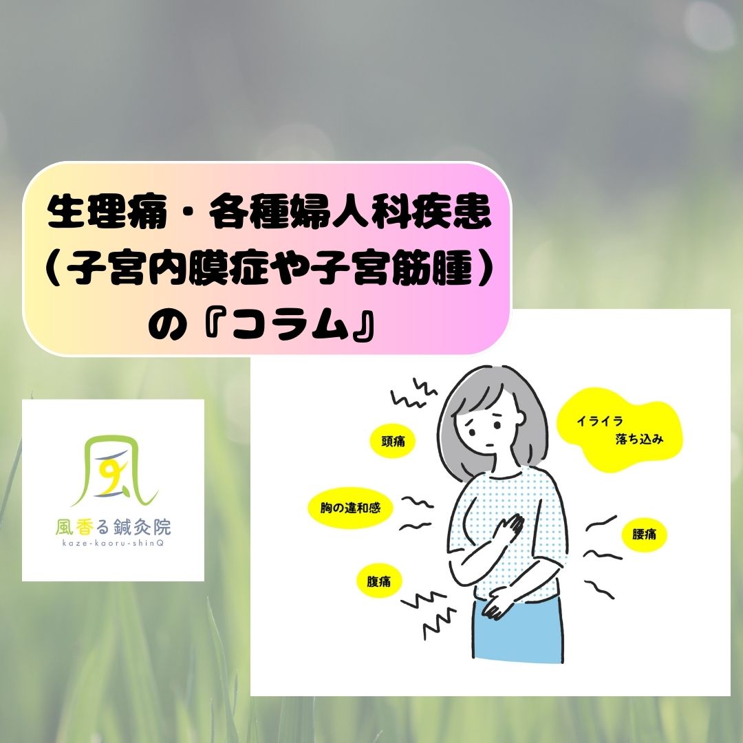 生理痛・子宮内膜症・子宮筋腫でお悩みのあなた、痛みや体質の根本解決を目指す当院へぜひお越しください！